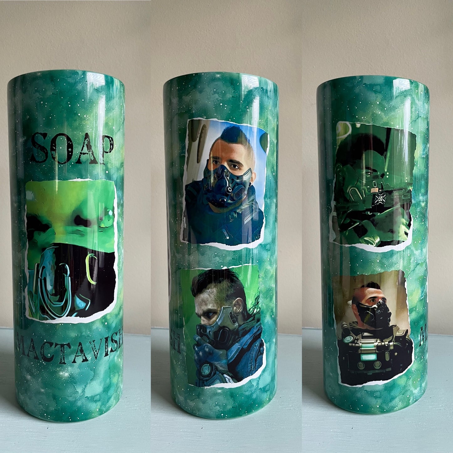 MW John Soap MacTavish Green Fanart Tumbler