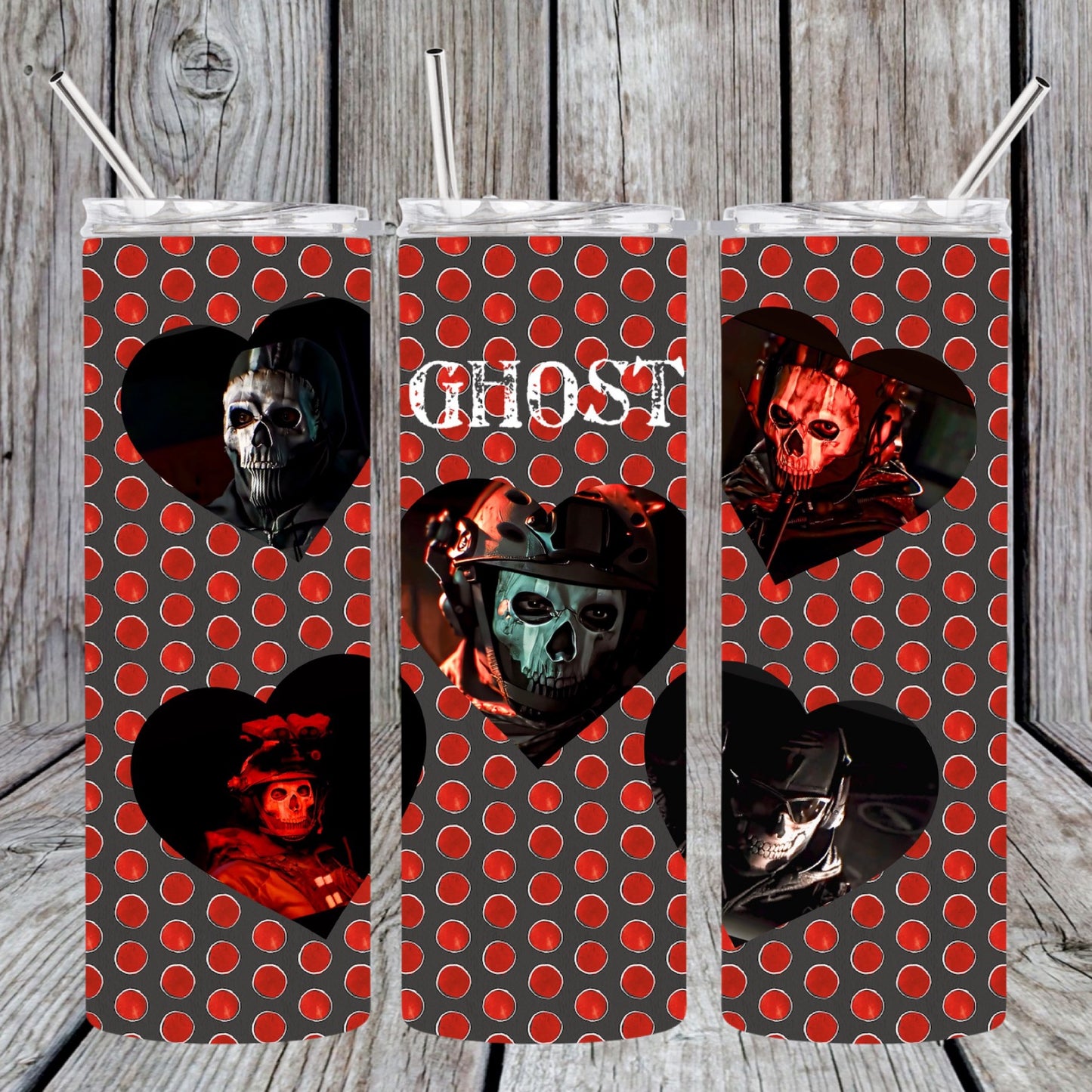 MW Ghost Pillowcase, Bracelet and Tumbler gift set #2