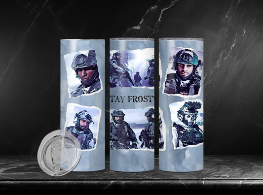 MW Stay Frosty Task Force 141 Price, Ghost, Soap Gaz Snow Fanart Tumbler