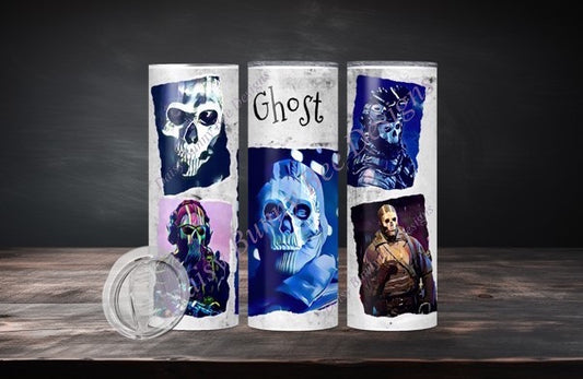 MW Simon Ghost Riley Fanart Tumbler